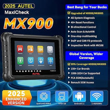 Load image into Gallery viewer, Autel MaxiCheck MX900 OBD2 Scanner, Upgrade of MK808S MX808S MK808BT MK808Z, Same Function as MaxiCOM MK900 MK900BT All System Diagnostic Scan Tool for Cars, 40+ Reset Services, Autos Maxisys Tool