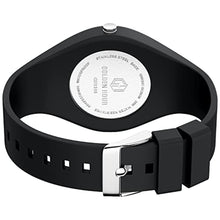 Load image into Gallery viewer, GOLDEN HOUR Waterproof Sports Analog Unisex Watches for Nurse Medical Professionals, Students - Military Time Glowing Easy to Read Dial, Jelly Silicone Strap in Black
