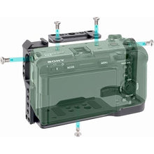 Load image into Gallery viewer, Foto4easy fx3&fx30 cage rig for Sony FX30 FX3 Camera,Quick Release Plate for Arca-Swiss,NATO Rail,1/4" & 3/8" Screw Holes and Cold Shoe Mount for Accessories