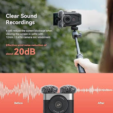 Load image into Gallery viewer, SmallRig Cage Kit for Canon PowerShot V10 with Furry Windshields, Camera Cage, Lens Cap and Storage Bag, Effectively Reducing Wind Noise About 20dB, for Outdoor Shooting, Travel, Vlog - 4235