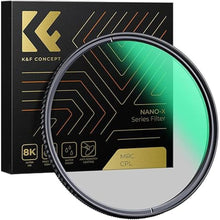 Load image into Gallery viewer, 95mm Circular Polarizers Filter, K&F Concept 95MM Circular Polarizer Filter HD 28 Layer Super Slim Multi-Coated CPL Lens Filter (Nano-X Series)