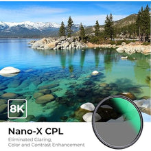 Load image into Gallery viewer, 95mm Circular Polarizers Filter, K&F Concept 95MM Circular Polarizer Filter HD 28 Layer Super Slim Multi-Coated CPL Lens Filter (Nano-X Series)