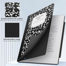 Load image into Gallery viewer, MoKo Case for Remarkable 2 Tablet Case, Lightweight Ultra-Thin Magnetic Case with Wide Pen Protective Clasp, Smart Tablet Cover Folio for Remarkable Tablet 2 10.3" 2020 Release, Black Notebook