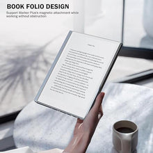 Load image into Gallery viewer, MoKo Case for Remarkable 2 Tablet Case, Lightweight Ultra-Thin Magnetic Case with Wide Pen Protective Clasp, Smart Tablet Cover Folio for Remarkable Tablet 2 10.3" 2020 Release, Black Notebook