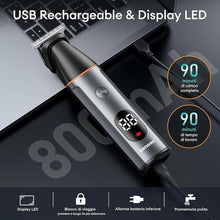 Load image into Gallery viewer, kensen 3-in-1 Body Hair Trimmer, Body Groomer Trimmer for Men, Men's Groin & Pubic Hair Trimmer, Manscaping Trimmer, Body Groomer for Men, Waterproof Male Hygiene Razor, Men's Gift (Gray)