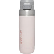 Load image into Gallery viewer, STANLEY Quick Flip GO Water Bottle 36 oz | Push Button Lid | Leakproof and Packable for Travel and Sports | Insulated Stainless Steel | BPA-Free | Rose Quartz