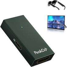 Load image into Gallery viewer, PeakDo HDMI to USB C Adapter 4K@60Hz,HDMI to Type C Adapter Compatible with XREAL Air,Rokid Max/Air,RayNeo,VITURE One,Portable Monitor from PS4,PS5,Xbox,Switch,Laptop,PC,Dark Green