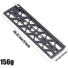 Load image into Gallery viewer, Foto4easy 8 Inch Lightweight Dovetail Plate for Standard Baseplate for Camera Cage