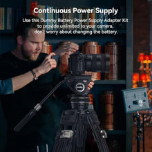 Load image into Gallery viewer, SmallRig Dummy Battery Power Supply Adapter Kit for Sony NP-FZ100, for Sony FX3, A7S III, A7 IV, A7 III, A7R III, A7R IV, A7R V, A7C II, A7CR, A1, A9, A9 II, A6600, A6700, FX30, ZV-E1, ZV-E10 II