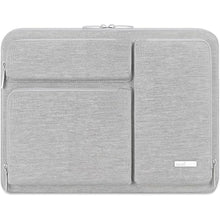Load image into Gallery viewer, Lacdo 360° Protective Laptop Sleeve Case for 15 inch New MacBook Air M3 A3114 M2 A2941 2024-2023, 15 inch MacBook Pro A1990 A1707, Dell XPS 15 Plus 2022-2020 Computer Bag with Accessory Pocket, Gray