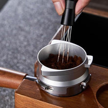Load image into Gallery viewer, 54mm Dosing Funnel Espresso Puck Screen Set KNODOS Grinder Trigger Portafilter Funnel and Filter Compatible with Breville 54mm Portafilters
