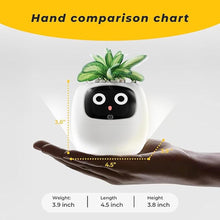 Load image into Gallery viewer, Smart pet Planter Robot Guidance on Plant Care with Emojis, Adorable Plant Companion with Rich Gesture Interaction, Neat Desk Setup Gift (Green)