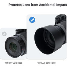 Load image into Gallery viewer, (1+1) Lens Hood for Canon R50 R100 Dual Lens Kit (RF-S 18-45mm F4.5-6.3 is STM and RF-S 55-210mm F5-7.1 is STM) Replaces ET-60B and EW-53 Lens Hood