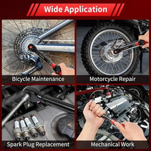 Load image into Gallery viewer, 1/4-Inch Torque Wrench, Dual-direction Small Torque Wrench 20-220in.lb/2.3-24.9Nm, 72 tooth High Precision Professional with Dual Range Scales