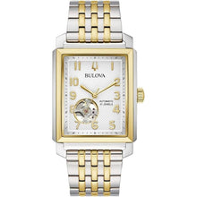 Load image into Gallery viewer, Bulova Sutton Automatic Silver Dial Two-Tone Men's Watch 98A308