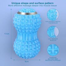 Load image into Gallery viewer, Uppye Vibrating Massage Ball for Pain Relif, Mobility Ball for Physical Therapy and Workout Recovery, Deep Tissue Myofascial Release Tools - Back, Shoulder & Foot Muscle Massager (Blue)