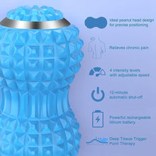 Load image into Gallery viewer, Uppye Vibrating Massage Ball for Pain Relif, Mobility Ball for Physical Therapy and Workout Recovery, Deep Tissue Myofascial Release Tools - Back, Shoulder & Foot Muscle Massager (Blue)