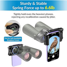 Load image into Gallery viewer, APEXEL Telescope Phone Adapter, Binocular Photo Adapter for Android & iPhone, Phone Holder Mount for Telescope, Monocular, Binocular, Microscope, Spotting Scope. (Including Bluetooth Shutter Remote)