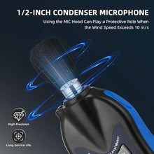 Load image into Gallery viewer, Handheld Decibel Meter, Digital Sound Level Meter 30-130dBA SPL Decibel Monitoring Tester Sound Meter Noise Decibel Reader with Max/Min Hold Data Sensor LCD Backlight Display for Home Factory