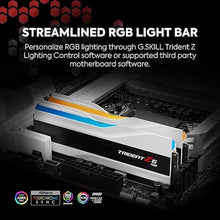 Load image into Gallery viewer, G.SKILL Trident Z5 RGB Series (Intel XMP 3.0) DDR5 RAM 64GB (2x32GB) 6400MT/s CL32-39-39-102 1.40V Desktop Computer Memory UDIMM - Matte White (F5-6400J3239G32GX2-TZ5RW)