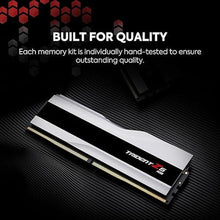 Load image into Gallery viewer, G.SKILL Trident Z5 RGB Series (Intel XMP 3.0) DDR5 RAM 64GB (2x32GB) 6400MT/s CL32-39-39-102 1.40V Desktop Computer Memory UDIMM - Matte White (F5-6400J3239G32GX2-TZ5RW)
