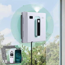 Load image into Gallery viewer, Yoolax Window Cleaning Robot, Automatic Window Cleaner Robot with Dual Water Spray, 3000Pa Suction Power, Robotic Window Cleaner with App & Remote Control, White