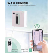 Load image into Gallery viewer, Yoolax Window Cleaning Robot, Automatic Window Cleaner Robot with Dual Water Spray, 3000Pa Suction Power, Robotic Window Cleaner with App & Remote Control, White