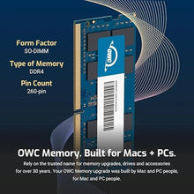 Load image into Gallery viewer, OWC 8GB DDR4 3200MHz PC4-25600 CL22 1RX8 Non-ECC SODIMM 1.2V 260-pin Laptop Notebook Memory RAM Upgrade Module