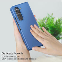 Load image into Gallery viewer, Foluu Slim Fit Case for Samsung Galaxy Z Fold 5 Case, with Front Built-in Screen Protector, Ultra Thin Matte PC Protective Cover for Samsung Galaxy Z Fold5 5G 2023 (Blue)