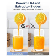 Load image into Gallery viewer, Ganiza Smoothie Blender, 900W Blenders for Shakes and Smoothies, 15-Piece Personal Blender and Grinder Combo for Kitchen, Smoothies Maker with 4 BPA-Free Portable Cup, Nutritious Recipe