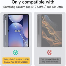 Load image into Gallery viewer, JETech Case for Samsung Galaxy Tab S10 Ultra/Tab S9 Ultra 14.6-Inch with S Pen Holder, Slim Folio Stand Protective Tablet Cover, Multi-Angle Viewing (Black)