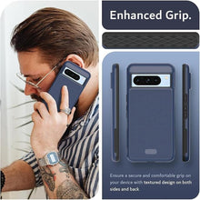 Load image into Gallery viewer, TUDIA MergeGrip Magsafe Compatible Phone Case for Google Pixel 8 Pro 2023 - Dual Layer, Shockproof, Military Grade, Non-Slip, Slim, Rugged, Heavy Duty & Tough Protective Phone Case - Indigo Blue