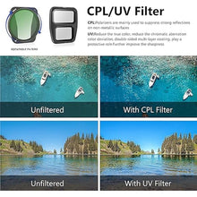 Load image into Gallery viewer, STARTRC ND Filters Set for DJI Air 3 Accessories,6Pack Filters-(UV, CPL, ND8, ND16, ND32, ND64,) (Aluminum Version)