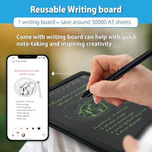 Load image into Gallery viewer, Digital Smart Pen Notebook and Writing Board Set, Real-time Sync for Digitizing, Convert to Text,Storing, and Sharing Paper Notes, Compatible with Smartphone (Android and iOS)