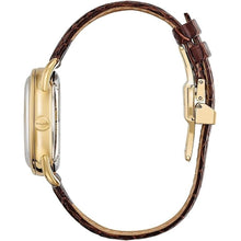 Load image into Gallery viewer, Bulova Ladies' Joseph Commodore Limited Edition Automatic Brown Leather Watch | 34.4mm | 97M117