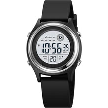Load image into Gallery viewer, Womens Digital Watches LED Screen Silicone Strap Watch Military Multifunction Waterproof Alarm Stopwatch LED Backlight Outdoor Sports Watch