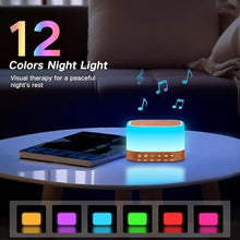 Load image into Gallery viewer, SleeZOO Sound Machine White Noise Machine with 25 Soothing Sounds 12 Colors Light with 10 Adjustable Levels 32 Adjustable Volumes 5 Timers Portable Sleep Machine for Adults Kids Baby (Wood)