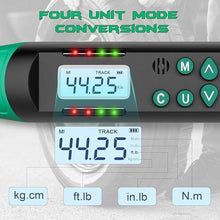 Load image into Gallery viewer, 3/8 Inch Drive Digital Torque Wrench, 2.21-44.25Ft.lb/3-60N.m, with Preset Value, Buzzer & LED Indicator, ±2% Accuracy Torque Wrench for Bike, Motorcycles