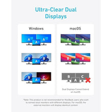 Load image into Gallery viewer, Anker Laptop Docking Station, 14 in 1 USB C Hub, Triple Display with 2 x 4K HDMI, 1080p VGA, 100W Power Delivery, 5Gbps USB-A/C Data Ports for MacBook, Dell XPS and More