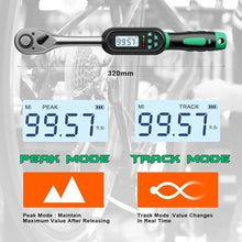 Load image into Gallery viewer, 1/2 Inch Drive Digital Torque Wrench, 5.02-99.57Ft.lb/6.8-135N.m, Electronic Torque Wrench with Preset Value, Buzzer & LED Indicator, 2% Accuracy for Bike, Motorcycles