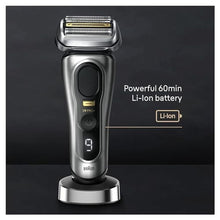 Load image into Gallery viewer, Braun Series 9 9517s PRO+ Electric Razor for Men, 5 Pro Shave Elements & Precision Long Hair ProTrimmer, Charging Stand, Braun’s Best for Smooth Skin, Wet & Dry Electric Razor with 60min Runtime