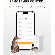 Load image into Gallery viewer, PETKIT Automatic Cat Feeder with Camera,1080P HD Video with Night Vision, Pet Feeder Dry Food Dispenser with 2-Way Audio, Food Shortage Sensor, 2.4G WiFi Smart App Control, Personal Meal Call