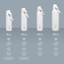 Load image into Gallery viewer, Stanley IceFlow Fast Flow Water Bottle 16 oz | Angled Spout Lid | Lightweight and Leakproof for Travel and Sports | Insulated Stainless Steel | BPA-Free |Tigerlily