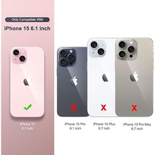 Load image into Gallery viewer, ULAK Compatible with iPhone 15 Wallet Case for Women, Premium PU Leather Flip Cover with Card Holder, Kickstand Feature Protective Purse Case for iPhone 15 2023 6.1 Inch, Mint