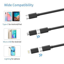 Load image into Gallery viewer, Endoscope Camera with Light, Borescope with 6 LED Lights,Endoscope with 9.8ft Semi-Rigid Snake Camera,IP67 Waterproof Inspection Borescope Camera with Light for Android iPhone iPad, Tools for Men
