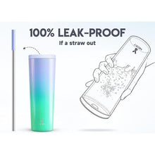 Load image into Gallery viewer, Meoky 30 oz Insulated Tumbler with Lid and Straw, Stainless Steel Vacuum Insulated Tumbler, Keeps Cold for 24 Hours, 100% Leak Proof, Fits in Car Cup Holder (Fairyland)