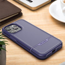 Load image into Gallery viewer, ENCASED Rebel Armor Case (Purple) - Designed for iPhone 15 Pro Max 6.7" (2023) Protective Full-Body Hard Cover, Royal Merlot