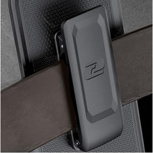 Load image into Gallery viewer, Encased Magnetic Case Designed for iPhone 15 Pro Max Case with Belt Clip Holster, Compatible with MagSafe (Clear)