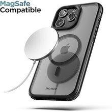 Load image into Gallery viewer, Encased MAG Case Designed for iPhone 15 Pro Belt Case with Holster Clip (Compatible with MagSafe) Black/Clear