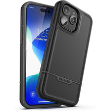 Load image into Gallery viewer, ENCASED Rebel Designed for iPhone 15 Pro Max Phone Case, Protective Heavy Duty Cover (iP15 PRO-MAX 6.7") - Black